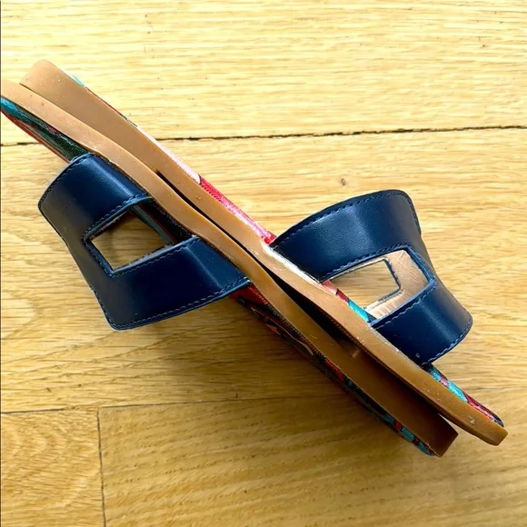 Colorful H Cut Paisley Slip-On Sandals Women’s size 37/6.5 - Picture 7 of 11